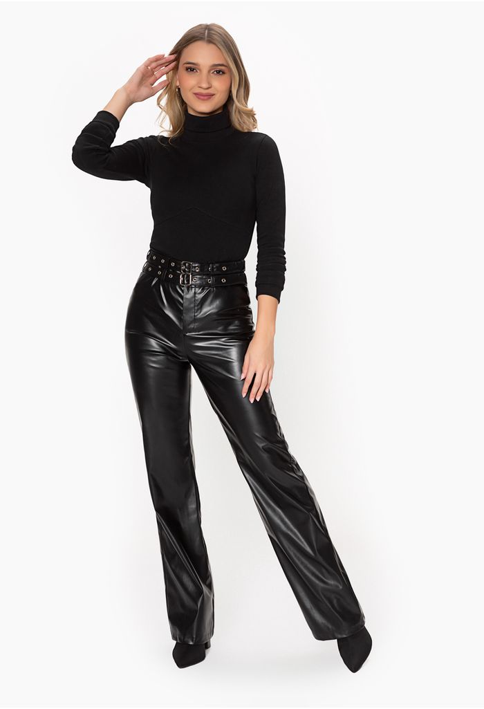 Pantalones Ajustables formales para Mujer con Cinturón Recto Estilo  Elegante – Ellatime