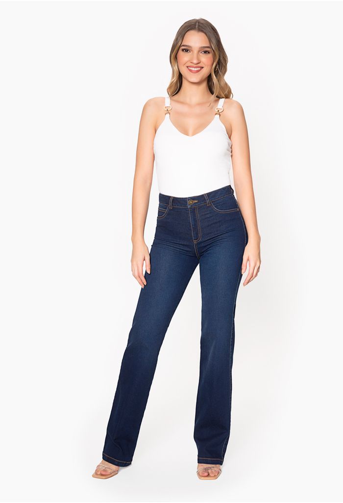 Jeans - Bota recta de R$60.000,00 até R$100.000,00 Tiro alto – ELA