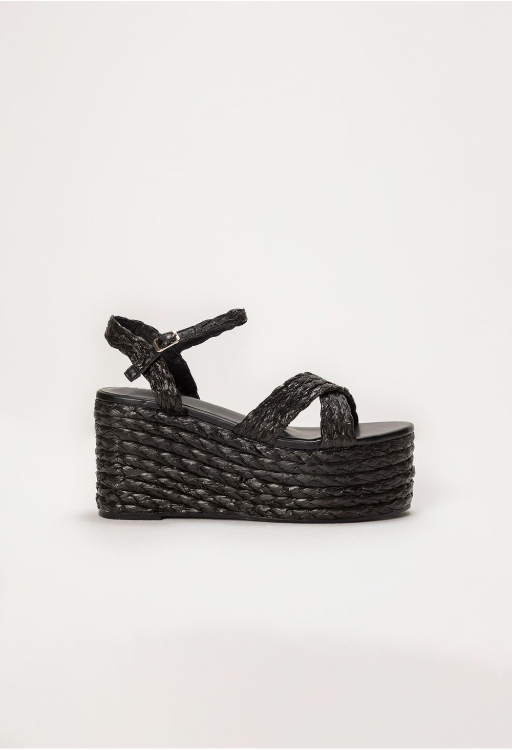 Sandalias plataforma fashion en yute