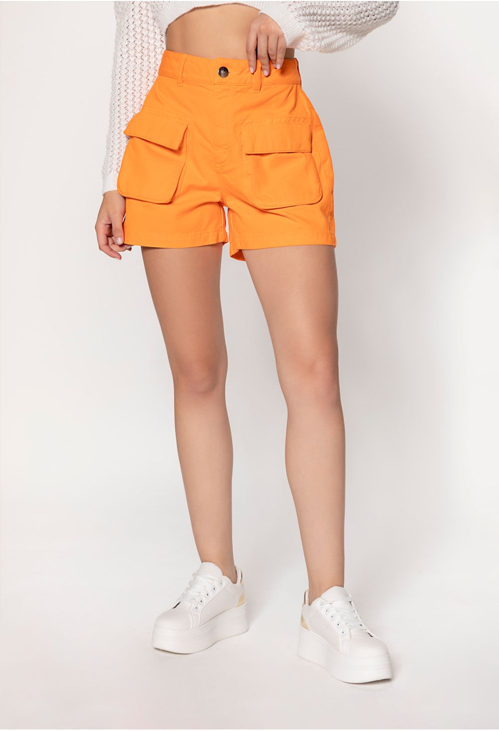 Shorts cargo mujer sale