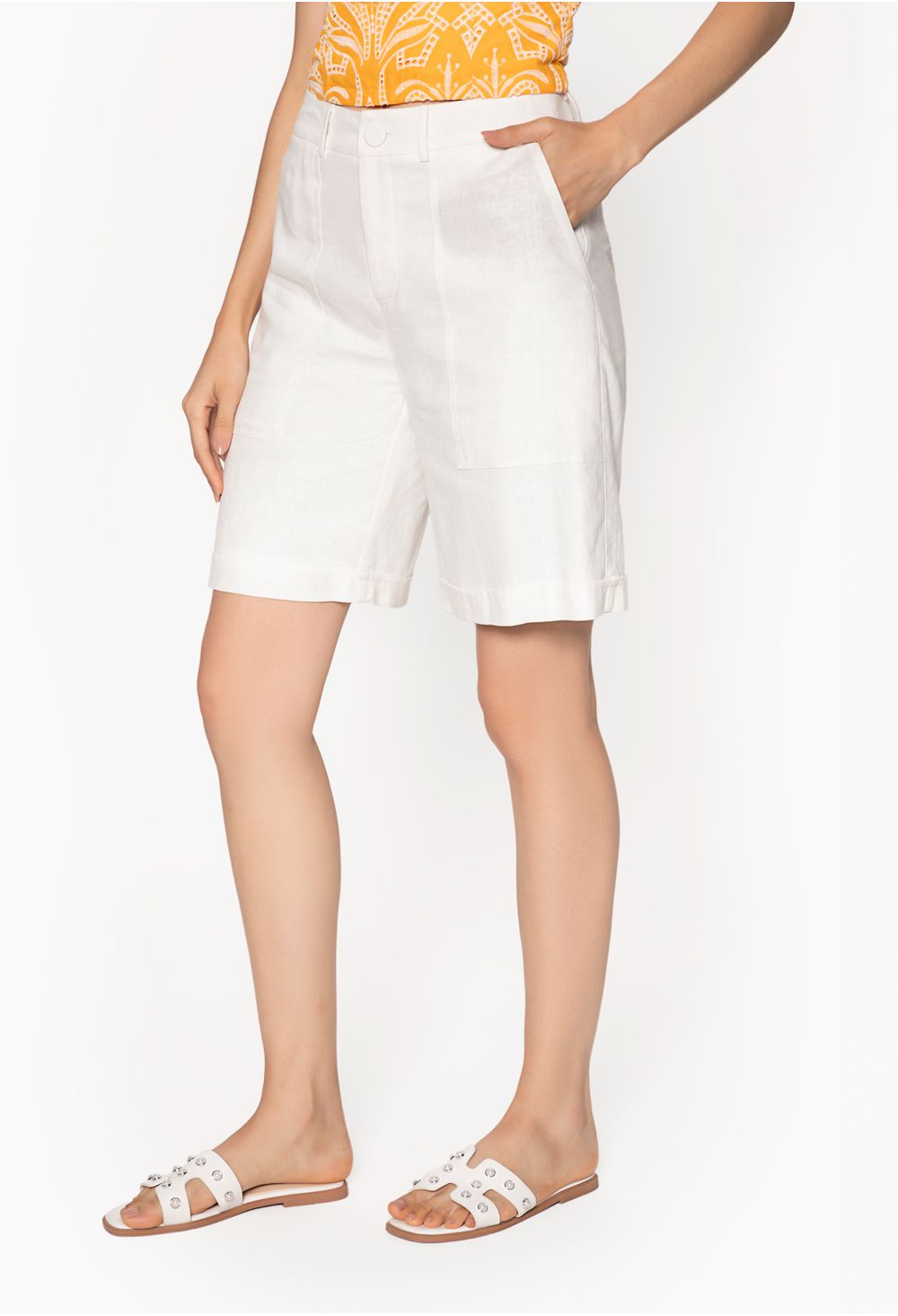 Short bermuda para mujer tiro alto ELA