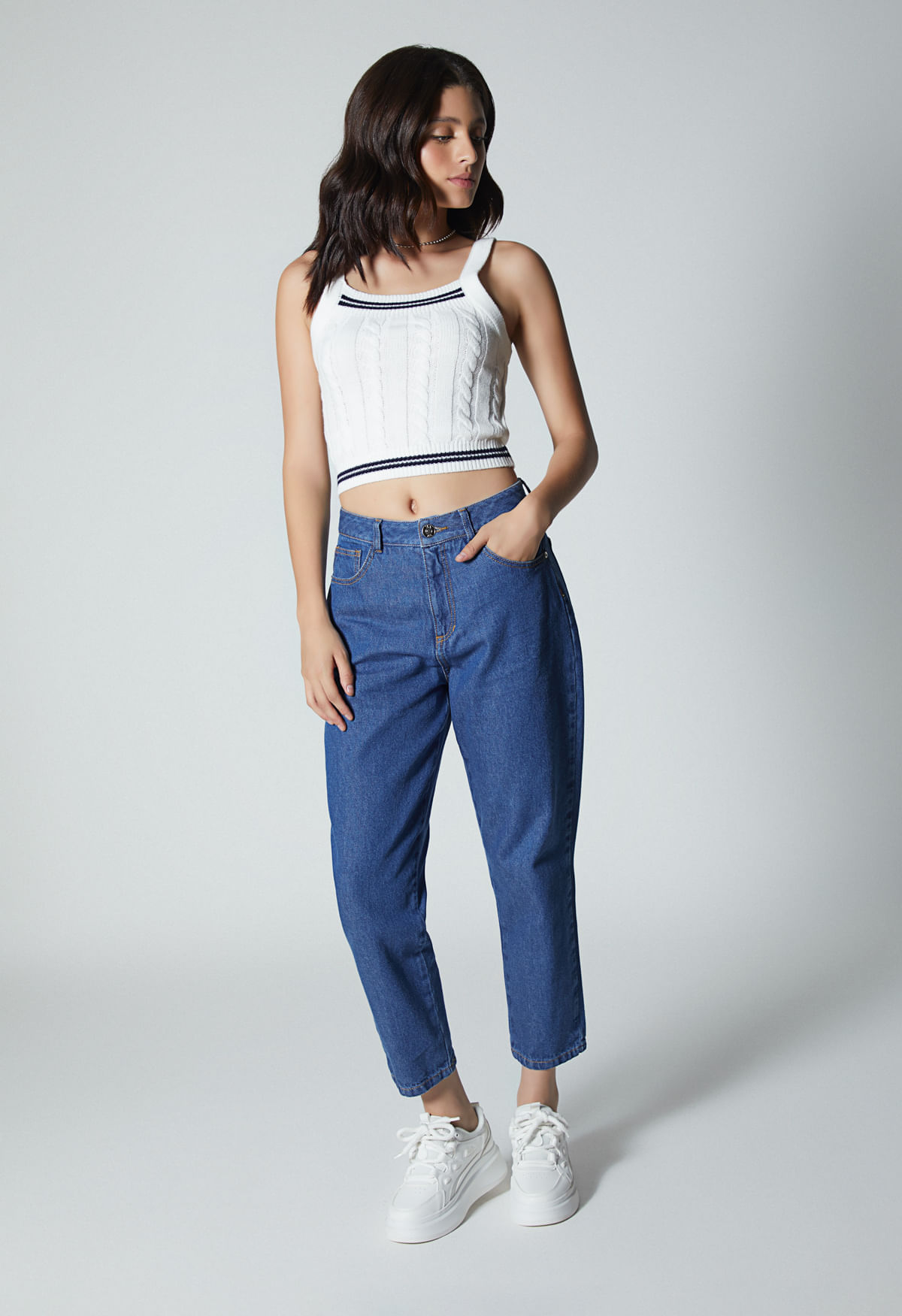 Blusa de tiras para mujer