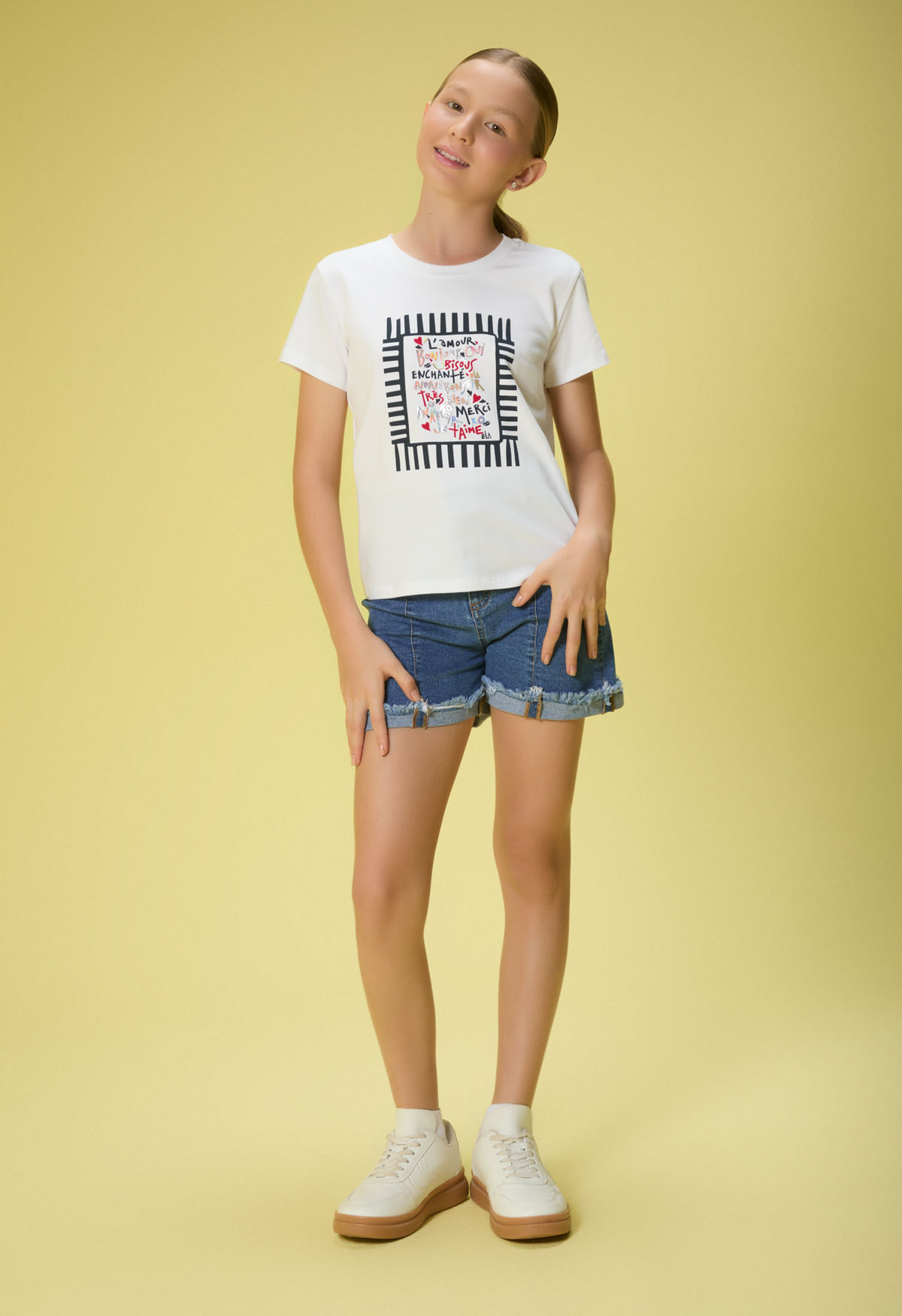 Camiseta estampa para niña